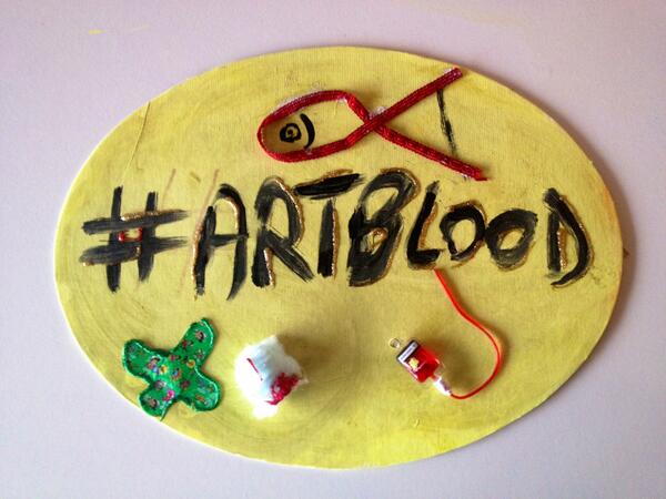 CentroSangue's tweet photo. #artblood The art side of blood. Qui al #festivalscienza l'arte ci sta decisamente prendendo la mano :) http://t.co/CEC1zkyVOI