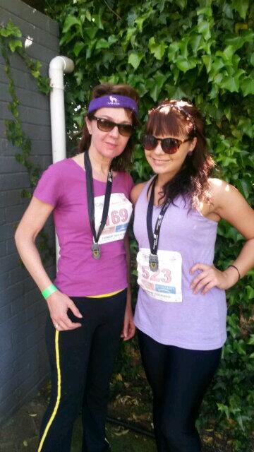 deetheart's tweet photo. Mom and I are wearing our @FHSFestival Fun Run medals proudly! Excited for the rest of the festivities. http://t.co/Zfm1thVb7q