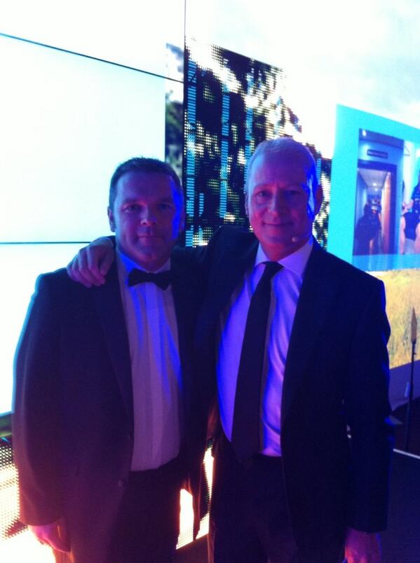 cycle2k's tweet photo. Breaking News!! Great to spend an evening with Mr Sky Sports News last night. Thanks Jim http://t.co/VRvLpV93xi