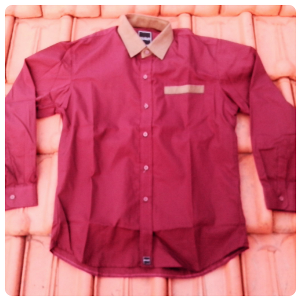 [AVAILABLE] Wine • Maroon Cotton • M/L • 170K • Order 085710542812 / 7538791B