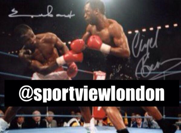sportviewlondon's tweet image. RETWEET To be in with a chance to win this dual signed photo of Nigel benn &amp;amp; Chris Eubank!! Winner chosen from RT's