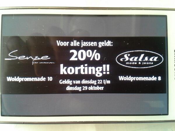 SalsaMode's tweet image. JASSEN ACTIE bij @SalsaMode en @SenseforWomen