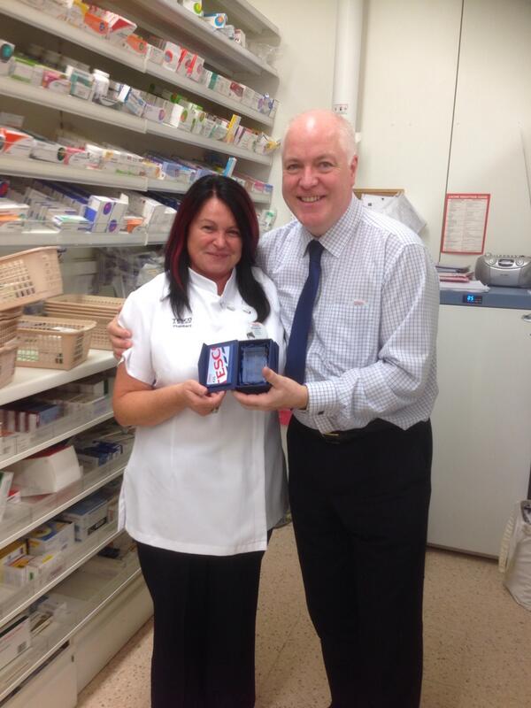 markdanielroger's tweet photo. Well done margi mcguinness for your service award in woolton pharmacy http://t.co/5Fo096tz5Q