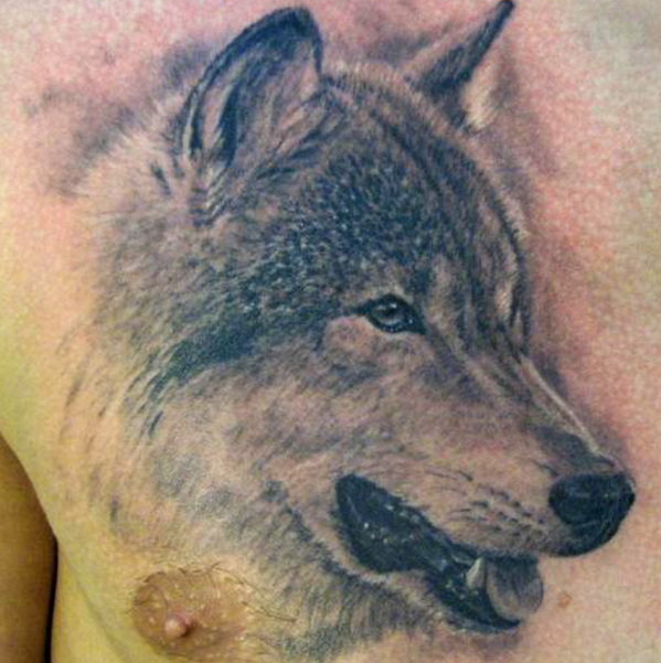 BestTattooPic's tweet photo. Amazing wolf tattoo http://t.co/Ba6qWuF6MQ