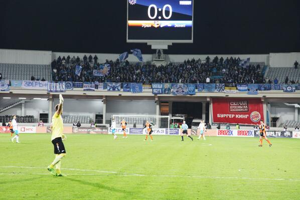 landscrona's tweet image. Сектор &quot;Зенита&quot; в Екатеринбурге