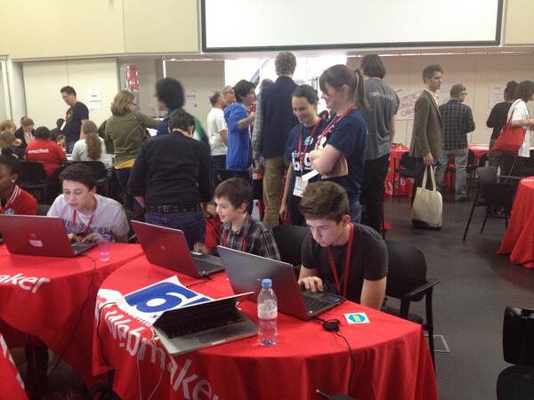 klekar's tweet image. Learning how to hack at any age #MaketheWeb #mozfest @ThinkBig