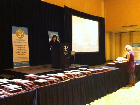 collegemedia13's tweet photo. ACP Pacemaker awards are about to begin! See you in Mardi Gras, third floor. http://t.co/dJt5YcNM3e