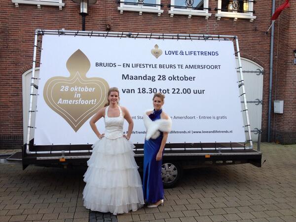 Vandaag op pad geweest in regio Amersfoort voor de promotie Wedding &amp; Lifestyle beurs 28 oktober #amersfoort #baarn