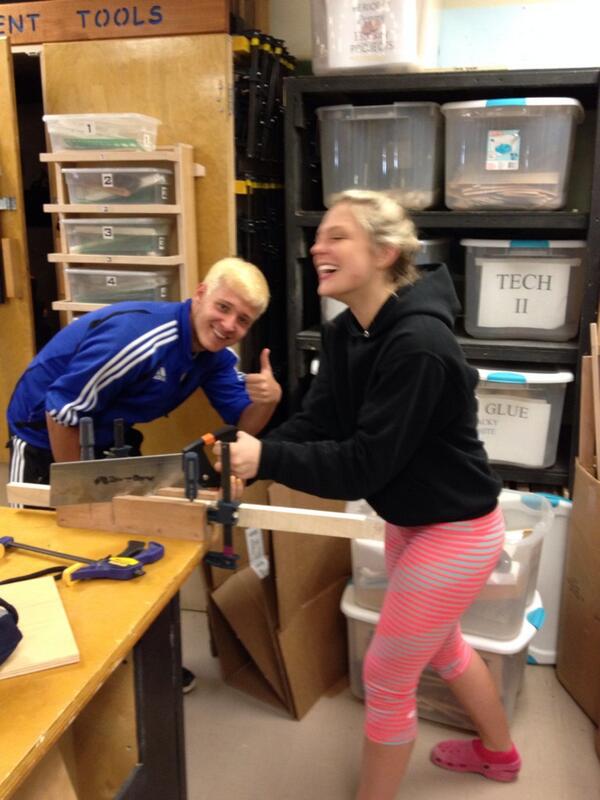 TonyDaGun's tweet image. Tech class is too fun! @MattMcNaughton1 @jkelllz