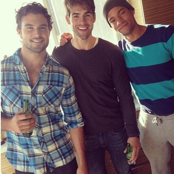 ChadWhiteChurch's tweet photo. .@Chad__white, @Not__so_Savage &amp; @dericmickens #chadwhite #halloween http://t.co/rFH4xeQlxB