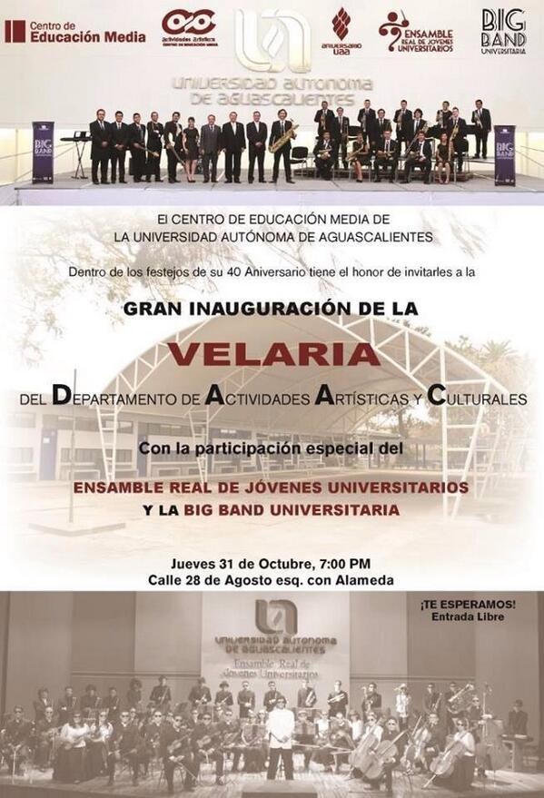 No falten a la inauguración de la velaría =D