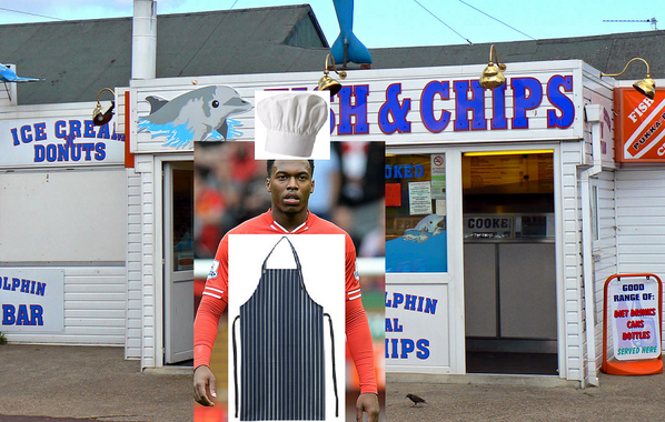 LADSoccerBants's tweet photo. Would you like a 'CHIP' with that LMAO STurridge http://t.co/l9SAZCyD0S