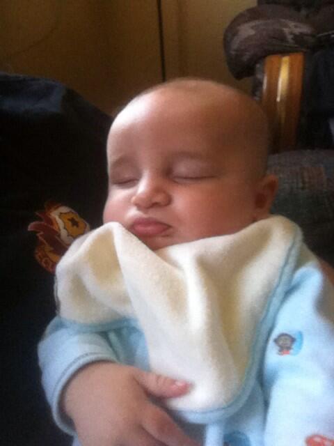 Sevignyk's tweet photo. Love this little man! #babyboy http://t.co/LZvx86qUUd