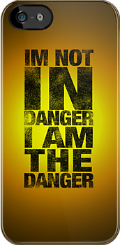 Breaking___Bad's tweet image. I Am The Danger - iPhone Case | Webshop: bit.ly/1eX7VEG | Worldwide Shipment #BreakingBad #Heisenberg