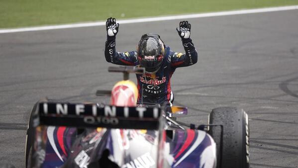 SebVettel__'s tweet image. The best pilot, and the best car:) Congratulations Seb!!