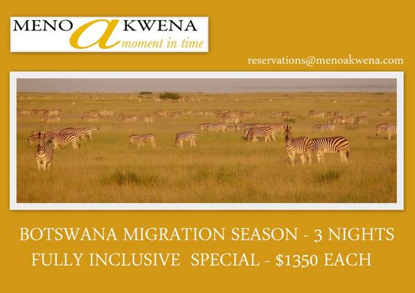 Our MIGRATION SEASON starts on the 1st November...