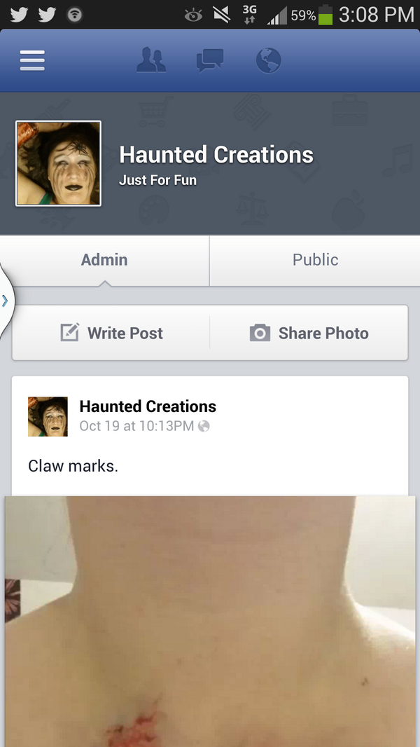 HauntedCreation's tweet image. Please like my facebook page.