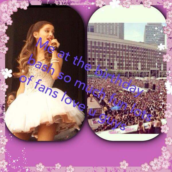 AripoGrande's tweet photo. Me at the bday bash in Boston so much fun 💕 http://t.co/KH4vK1NwcF