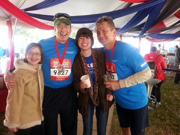 Father &amp; daughter picture at the TASK tent! Thanks TASK families!