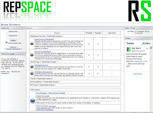 RepSpaceUK's tweet image. New Site online .. just needs members! repspace.co.uk