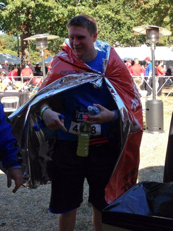 TASK volunteer coordinator Ryan Kulage finished the marathon !