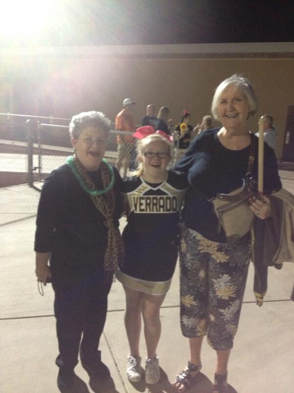 Megan's fans from Georgia! #Verradofootballgame! #winners