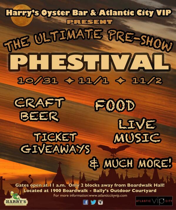 VIPAtlanticCity's tweet image. #preshowphestival in #atlanticcity @phish @Phish_FTR @Phish_Forum @phishnet @PhishFallTour #preparty #letsgo #doac