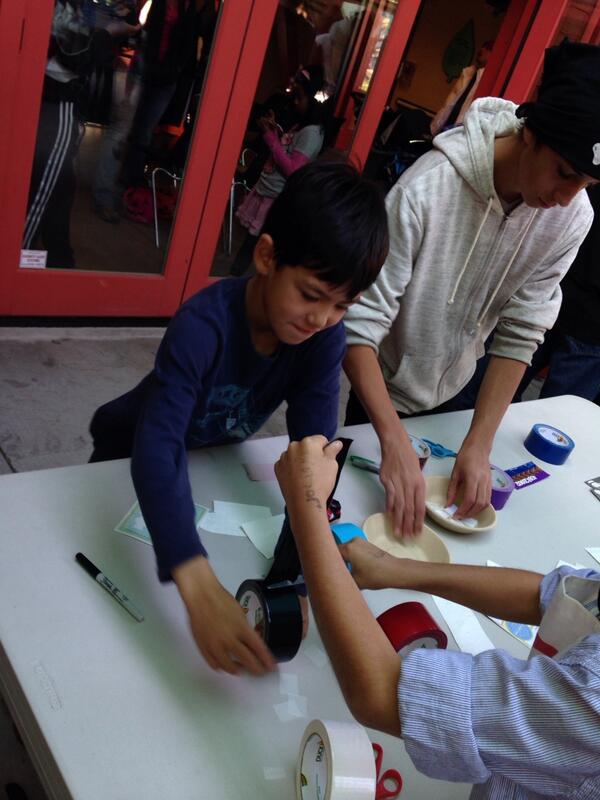 theaumsmama's tweet image. Making safety cuffs at #rubylive #thesafetyshow