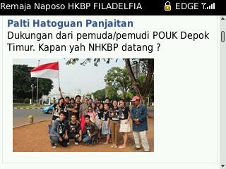 HKBPFiladelfia's tweet photo. Terimakasih pemuda/pemudi POUK Depok Timur. Kapan ya NHKBP datang? http://t.co/1DFAet0yId