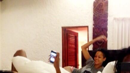 This bitch ran into our room at 4.30 am screaming ..... Bitch get out