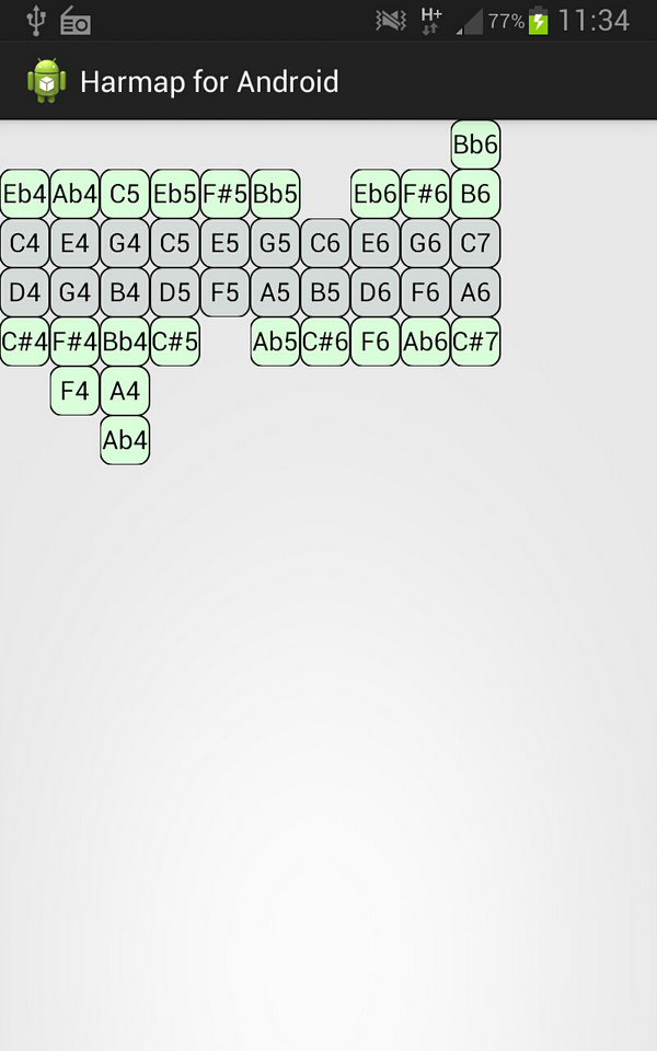 HarmapTool's tweet photo. [Harmap for Android] A hint of color. http://t.co/LqNSqwxN5T