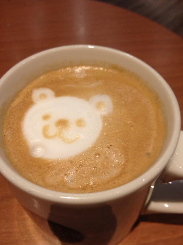 toiro222's tweet photo. タリーズでラテ買ったら、アートにしてくれた。なんか嬉しいもんだ http://t.co/jMSFr8sA0E