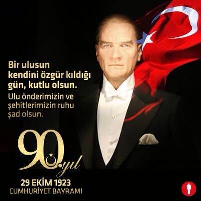 Bir ulusun kendini özgür kıldığı gün kutlu olsun.