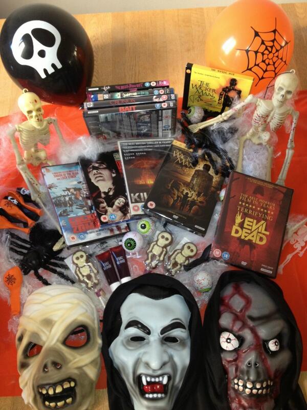 Trick or treat? RT to #win a scary night in with this ghoulish giveaway #Halloween