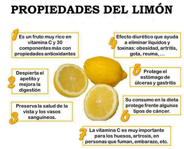 Rialsonia's tweet photo. PROPIEDADES DEL LIMON!!! http://t.co/sMaFr0KSNf