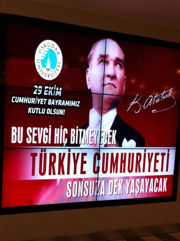 Türkiye Cumhuriyeti sonsuza denk yaşayacak. #CumhuriyetveDemokrasi