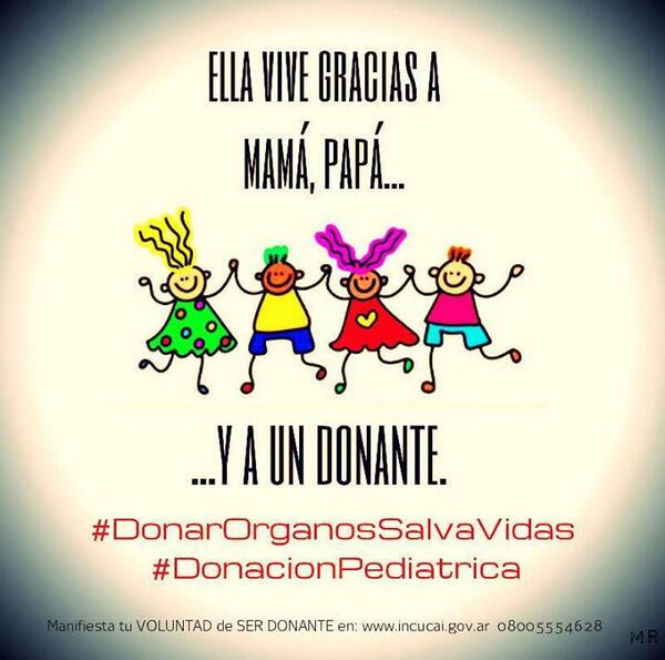 Buenos dias, lindo Lunes para todos! A quien guste compartir... porque DONAR ORGANOS SALVA VIDAS!