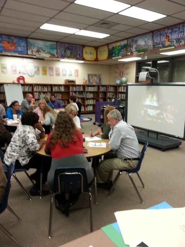 A big "shout out" to FVES teachers for staying late-with a good attitude- on a Mon. afternoon for PL! #ncssbethebest