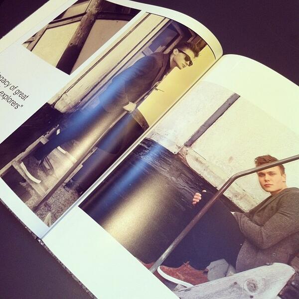 KielstrupSP's tweet photo. Nicolai Kielstrup en la revista Danish lookbook AW13 http://t.co/39TI2llU1u