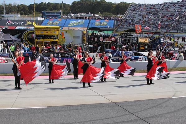 From Martinsville, the <a href="/NCSUColorguard/">NCSU Colorguard</a> doing their thing: