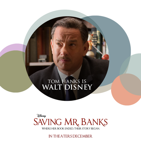 DisneyStudios's tweet photo. It's going to take more than a spoonful of sugar for Walt Disney to make #MaryPoppins a reality in #SavingMrBanks. http://t.co/yQJzQTIXhf