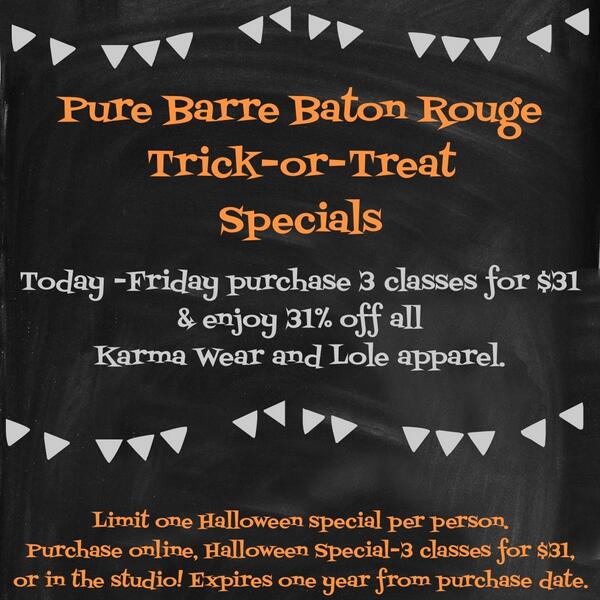 Trick-or-Treat Savings! Purchase now!