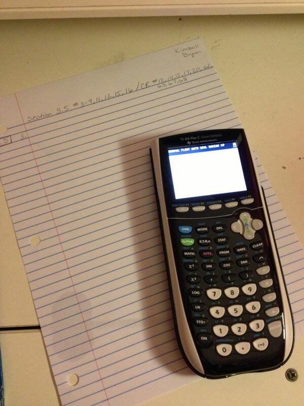 kimballpagee's tweet image. My new calculator is bangin&apos; #colordisplay #ohyoufancyhuh