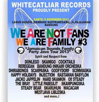 Jangan sampe kelewat sabtu,9 nov #WeAreNotFansWeAreFamily3 at Lanud husein(bandara sastranegara) jln Pajajaran BDG ya