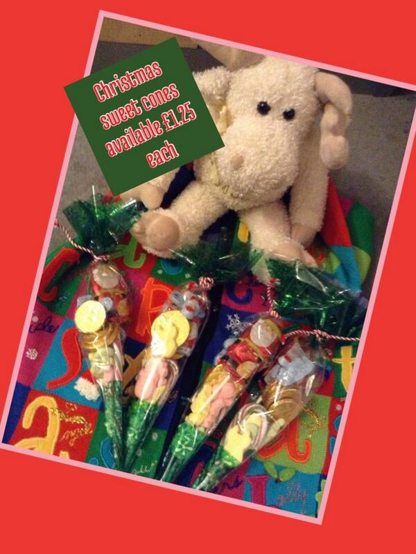 sweetconetweet's tweet photo. Christmas sweet cones now ready http://t.co/FEXMZHbMw6