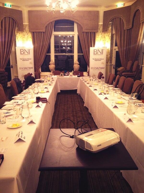 The room of @StAndrews_Hotel ready for our Tuesday morning breakfast #networkinginstyle #bniworks