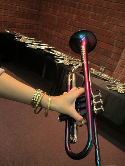 JAZZトランペット奏者市原ひかりさんのXOトランペット！マジョーラ塗料