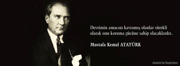 Cumhuriyetimizin, izinde yürüdüğümüz devrimlerin ve özgürlüklerimizin değerini kavramamızın zamanıdır....Kutlu olsun