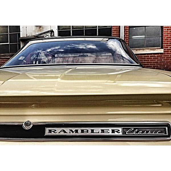 I guess I gotta #RambleOn. #AMCRambler #RamblerClassic #Rambler #Classic #ClassicCar #AntiqueAuto #AutoArt #American