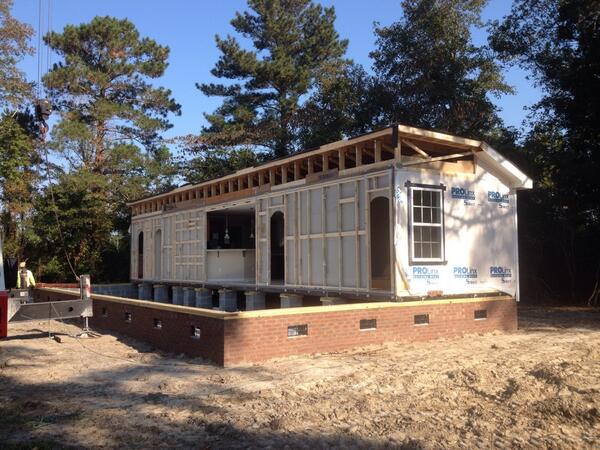 FutureHomesMod's tweet photo. Another dream coming true. #modular #dreamhome #HubertNC #EasternNC http://t.co/haIKoufUfA